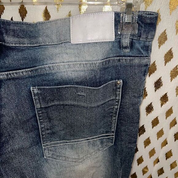 South Pole ribbed jeans vintage y2k size skinny jeans 36x32 - Picture 3 of 5